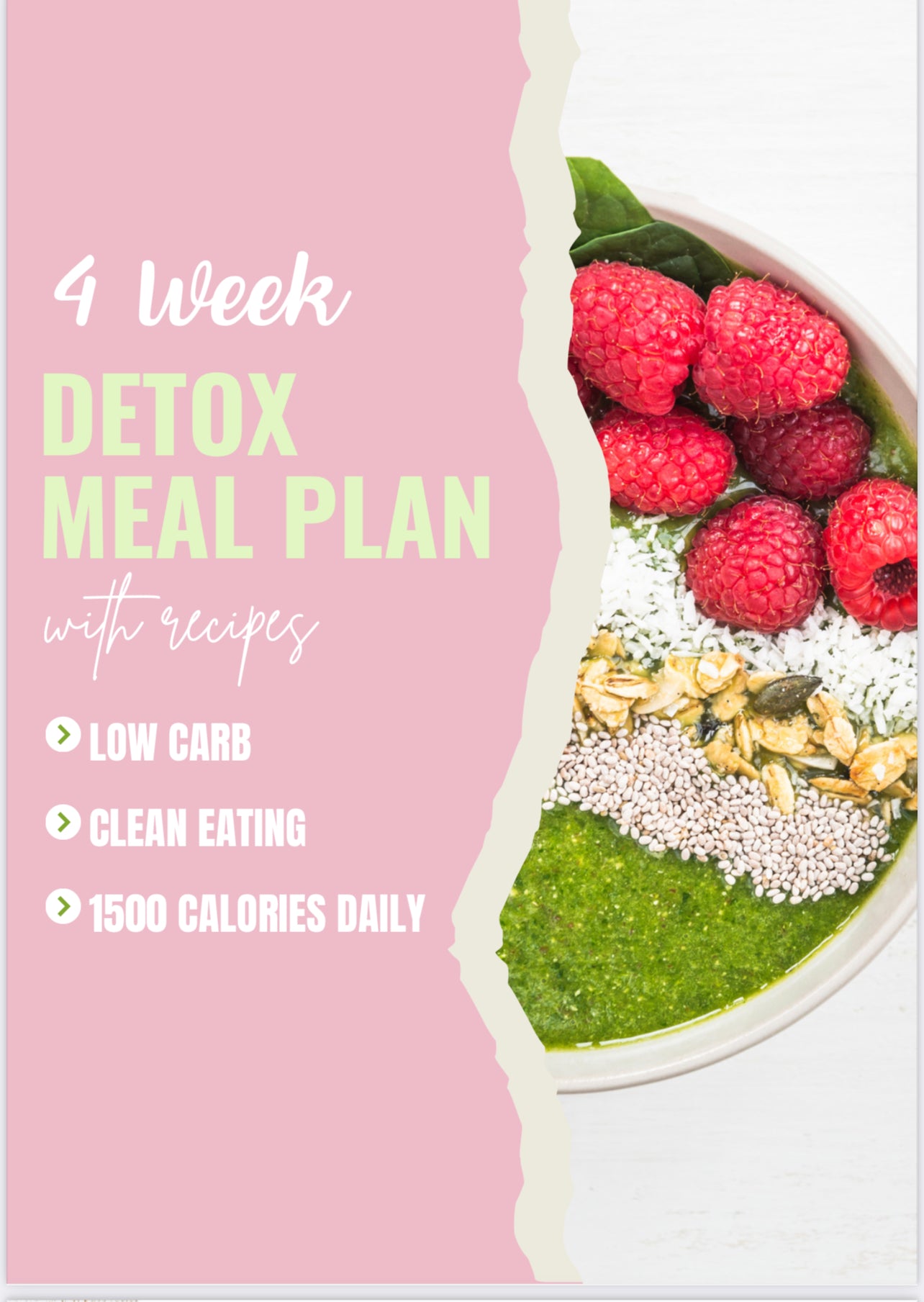 4 Week Detox Meal Plan